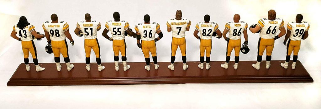 Pittsburgh Steelers Super Bowl Xl Champions Danbury Mint Statue