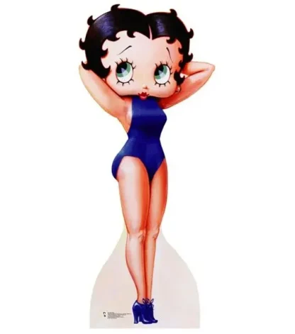 541 Betty Boop blue swimsuit