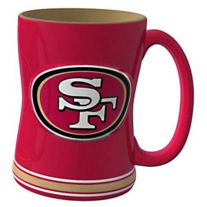 San Francisco 49ers Relief Coffee Mug 14 oz - SWIT Sports