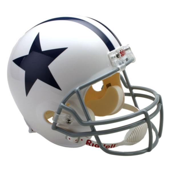 dallas cowboys throwback mini helmet