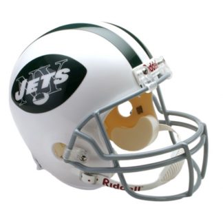 NFL Football Riddell New York Jets 1978-89 Retro Lego Mini Speed Replica  Helmet