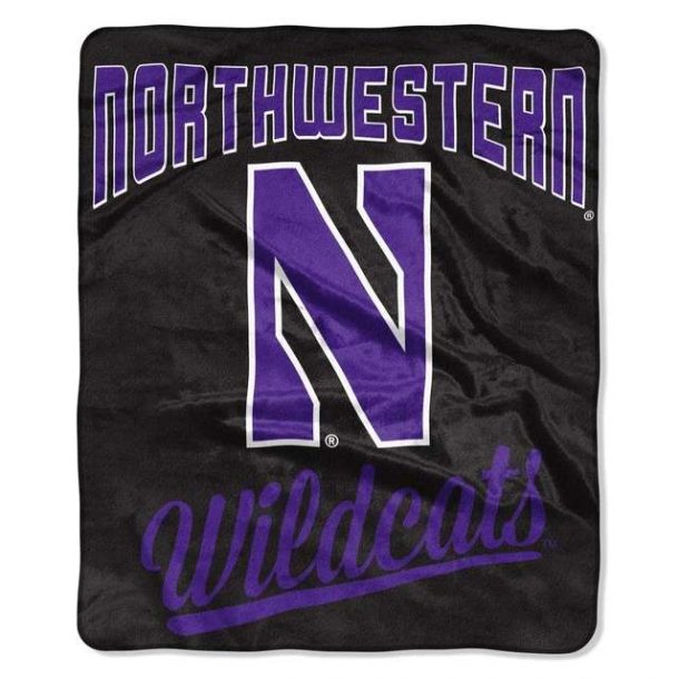 Northwestern Wildcats Throw Blanket 50x60 Alumni Design - SWIT Sports