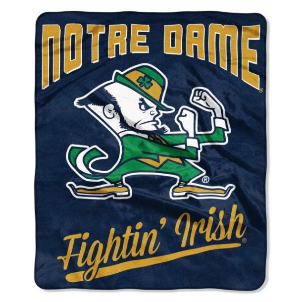 Notre Dame Fighting Irish Throw Blanket 50x60 Alumni Design - SWIT Sports