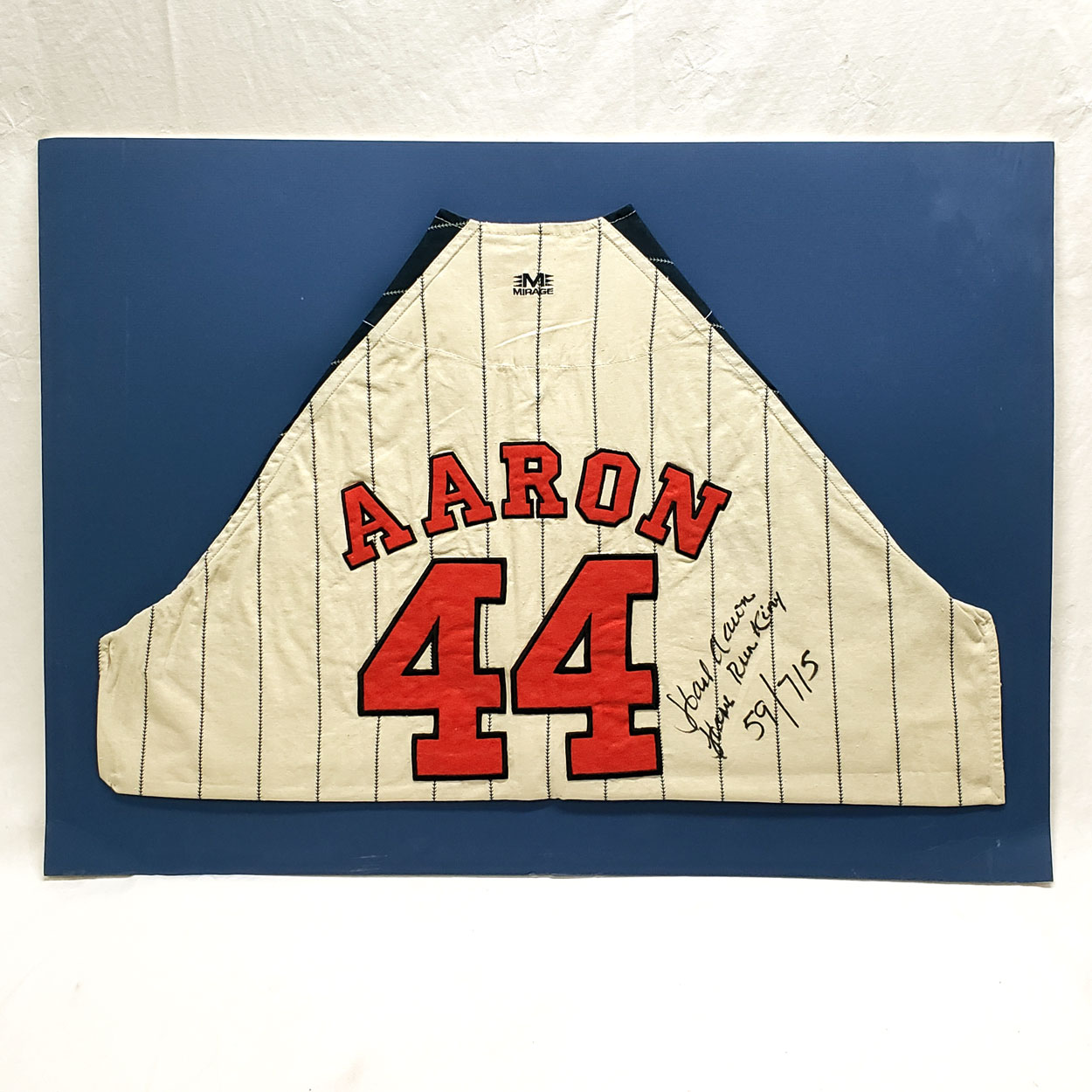 Hank Aaron 44 Signed Auto Jersey JSA