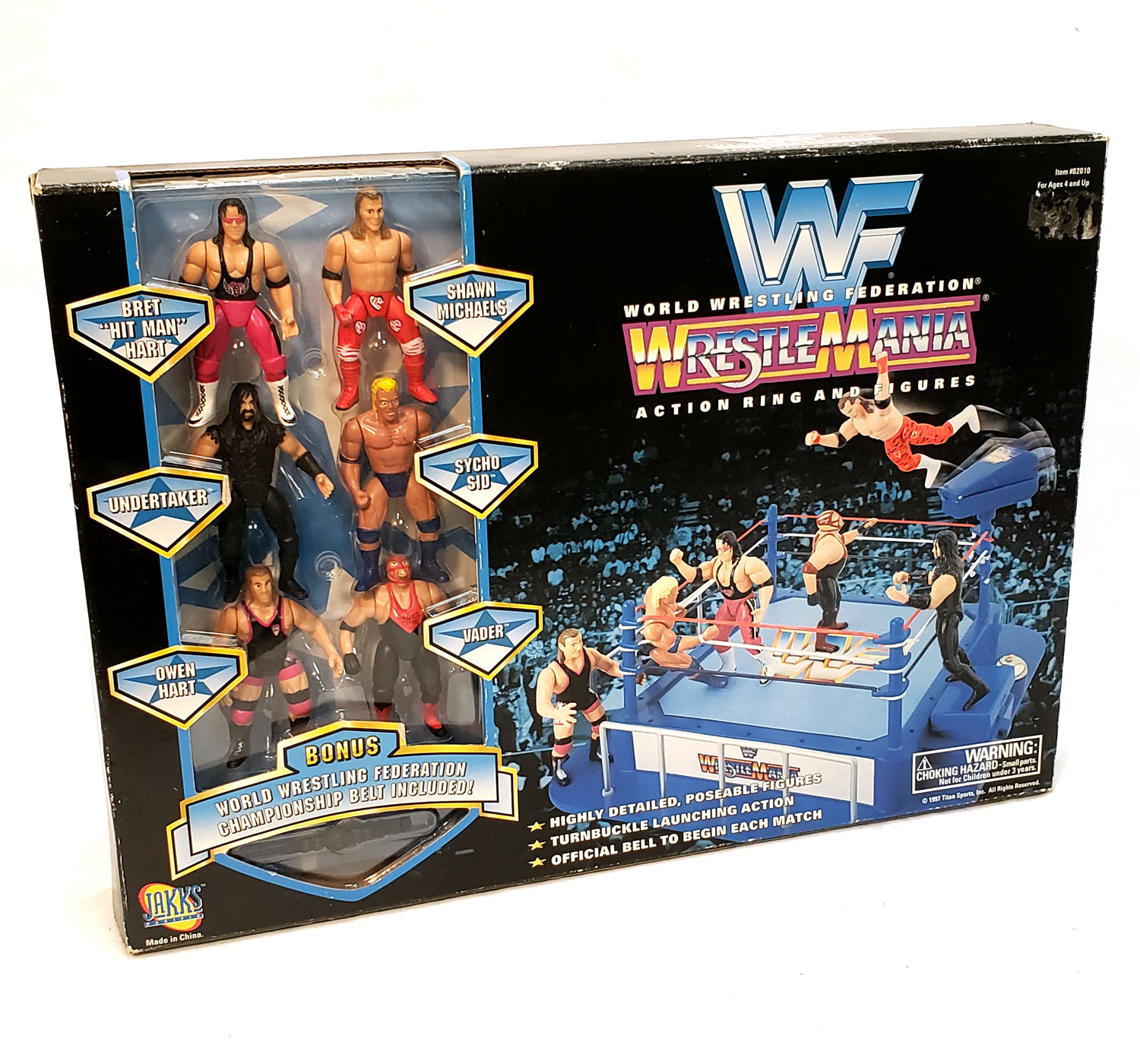ＷＷF WRESTLEMANIA ACTION RING AND FIGURES
