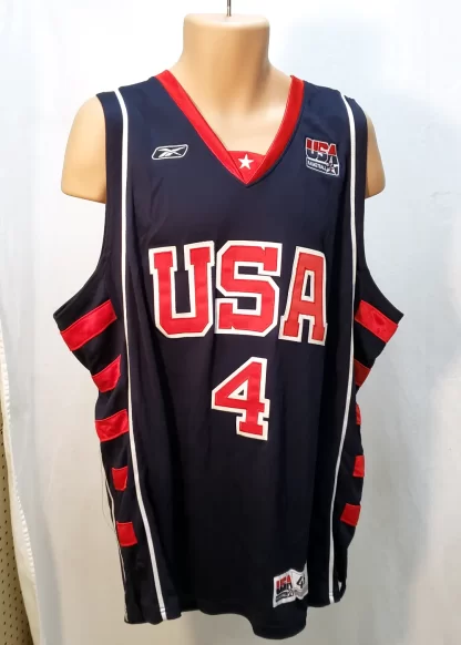 Allen Iverson Signed USA Jersey