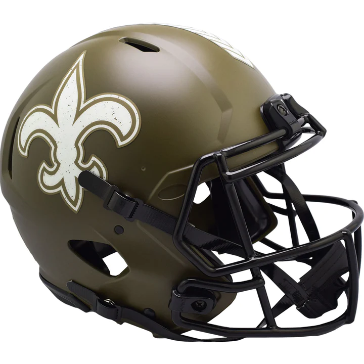 New Orleans Saints Riddell Salute To Service Mini Helmet - Detroit