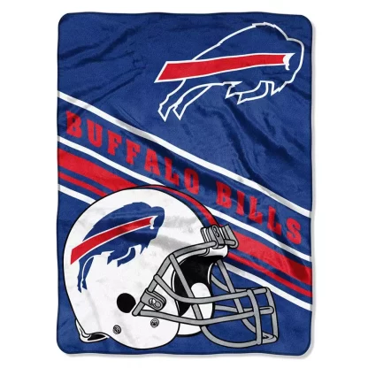 Buffalo Bills Blanket 60x80 Slant Design