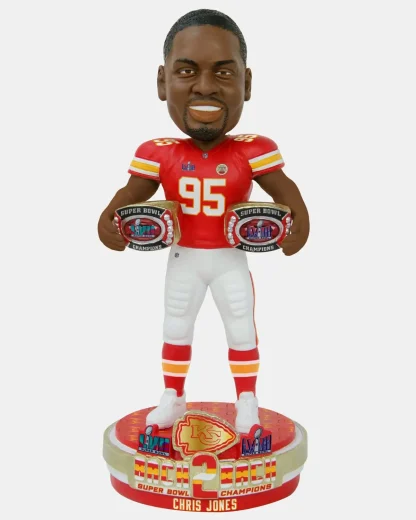 Chris Jones Super Bowl Back-2-Back Bobblehead