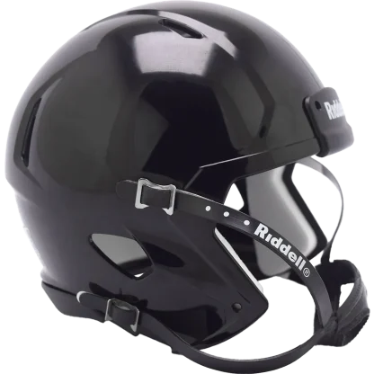 Riddell Speed Mini Helmet Black w Black Strap