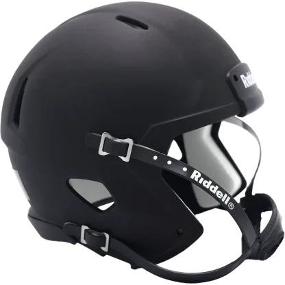 Riddell Speed Mini Helmet Matte Black w Black Strap