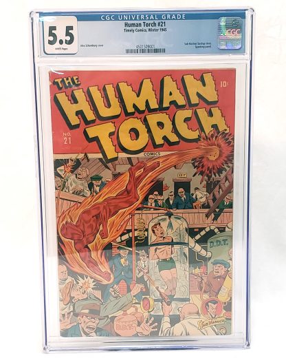 Human Torch Comic Book 21 front