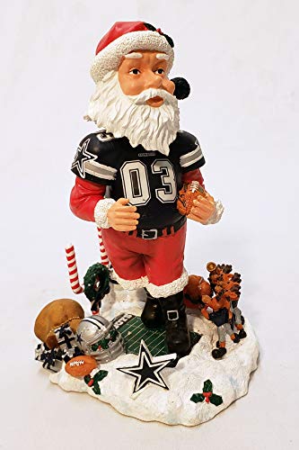 Merry Christmas Dallas Cowboys NFL Santa And Reindeer Ornaments