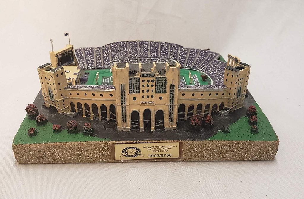 Northwestern University Wildcats Ryan Field Gold Series Stadium Replica ...