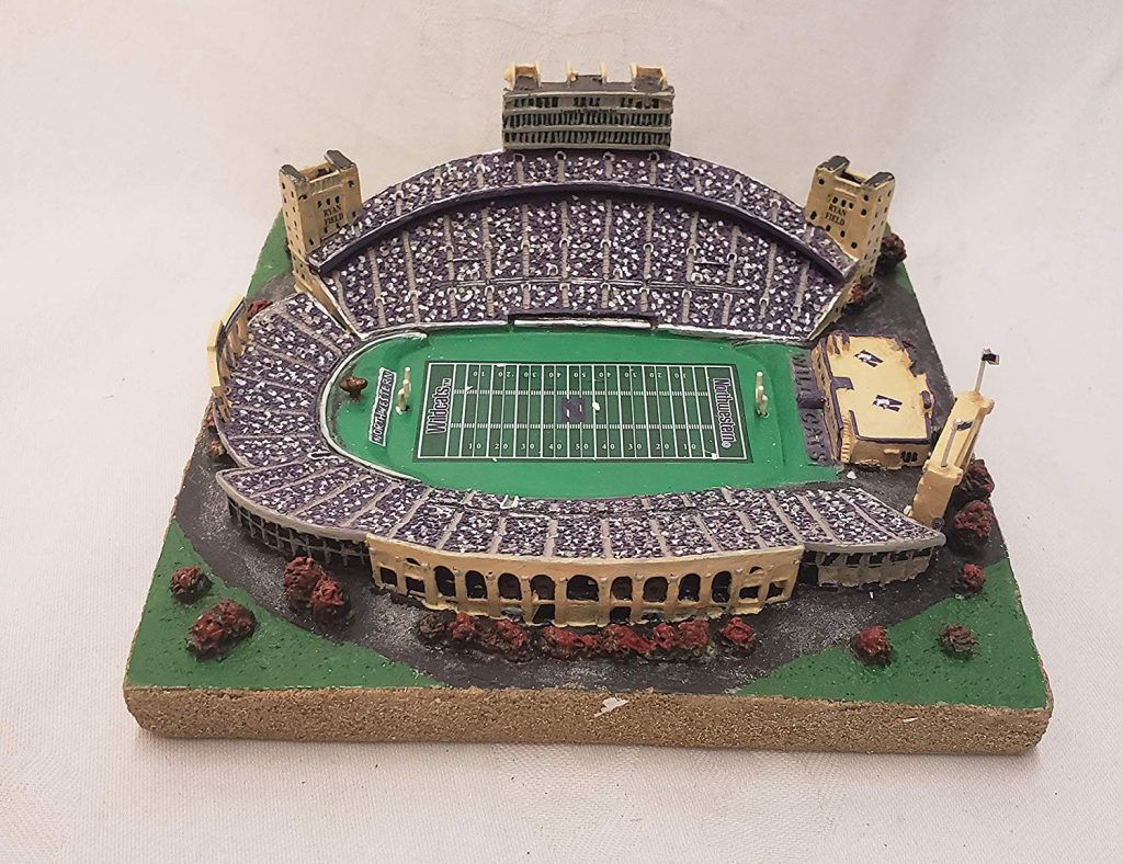 Northwestern University Wildcats Ryan Field Gold Series Stadium Replica ...