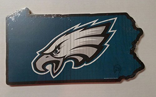 Philadelphia Eagles NFL Indoor State Shape Sign